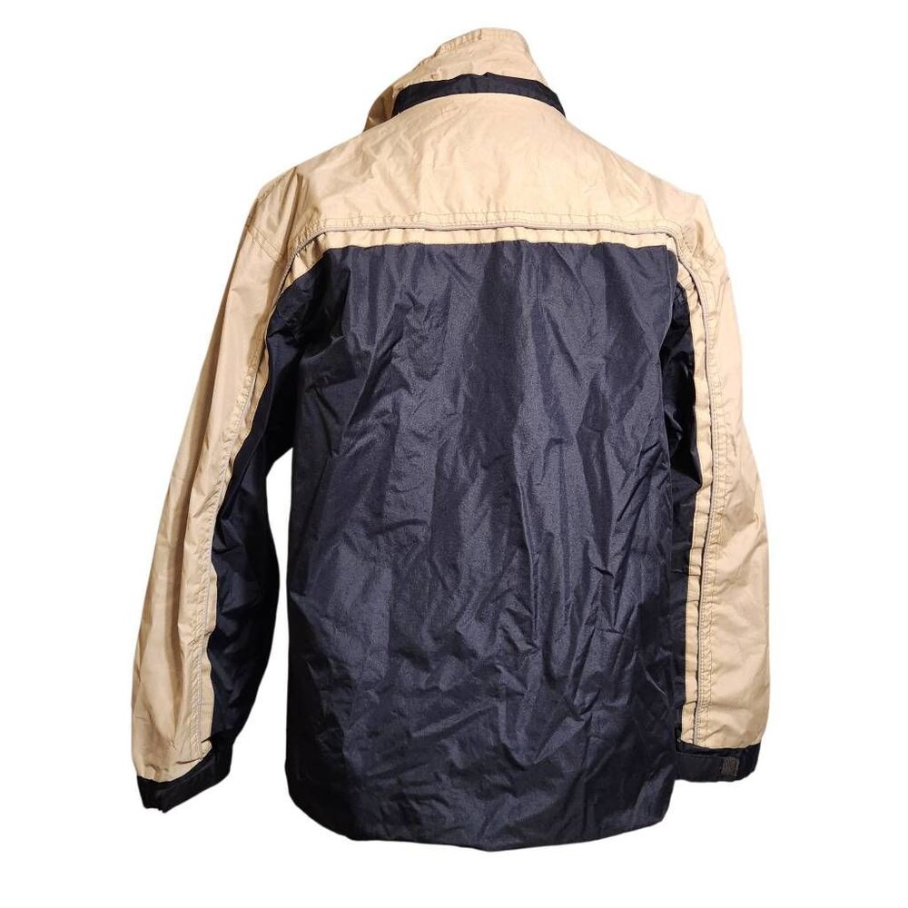 GoGo Sports Maui turtle jacket windbreaker navy tan medium - Picture 3 of 10